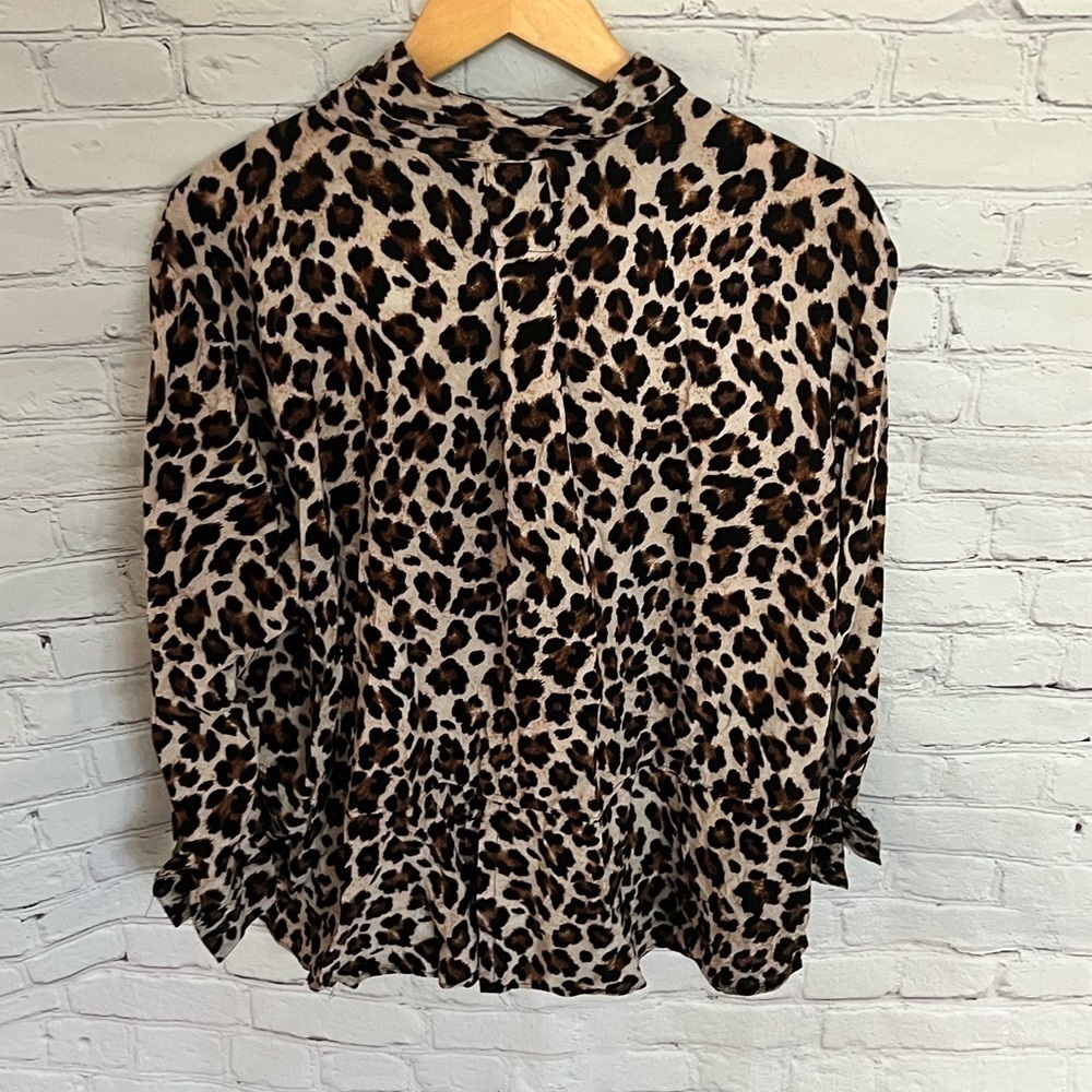 Alexander Jordan | Leopard Print Button-Down Shir… - image 4